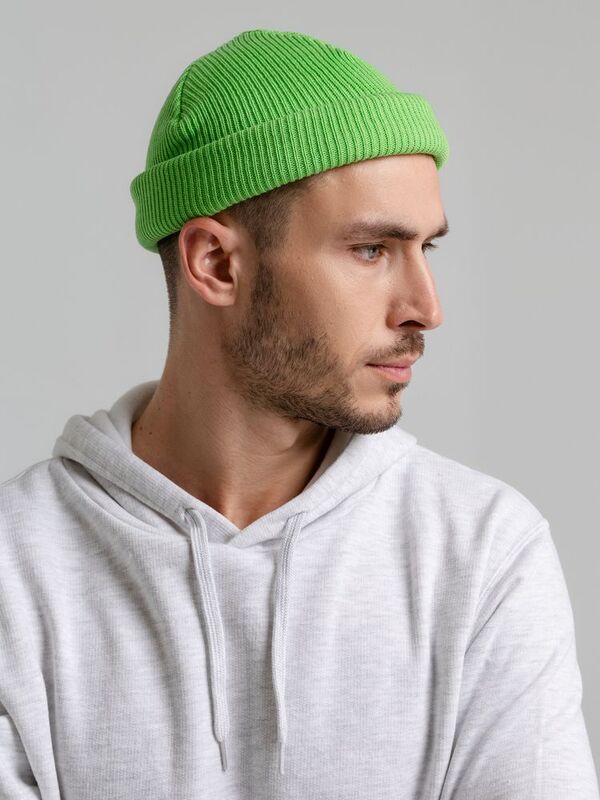 Шапка Life Explorer, зеленая (салатовая) арт.11060.90
