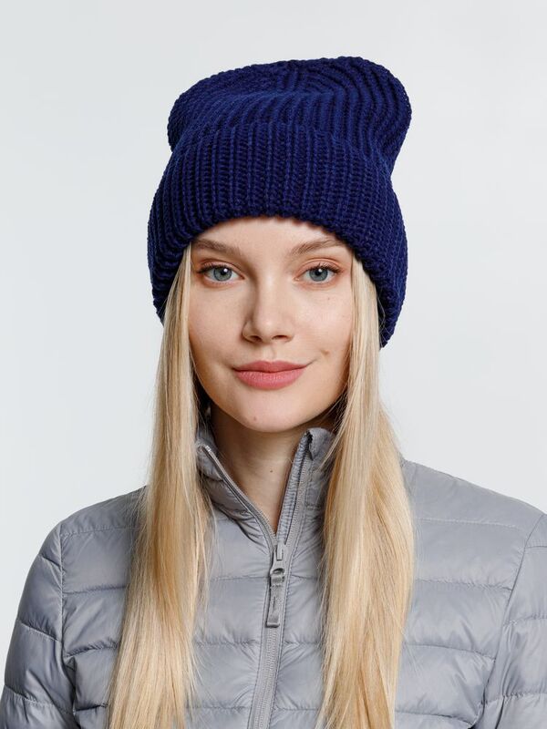 Шапка Nordkyn, темно-синяя арт.10450.40