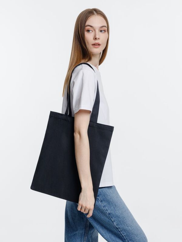 Холщовая сумка Neat 140, черная арт.23.30
