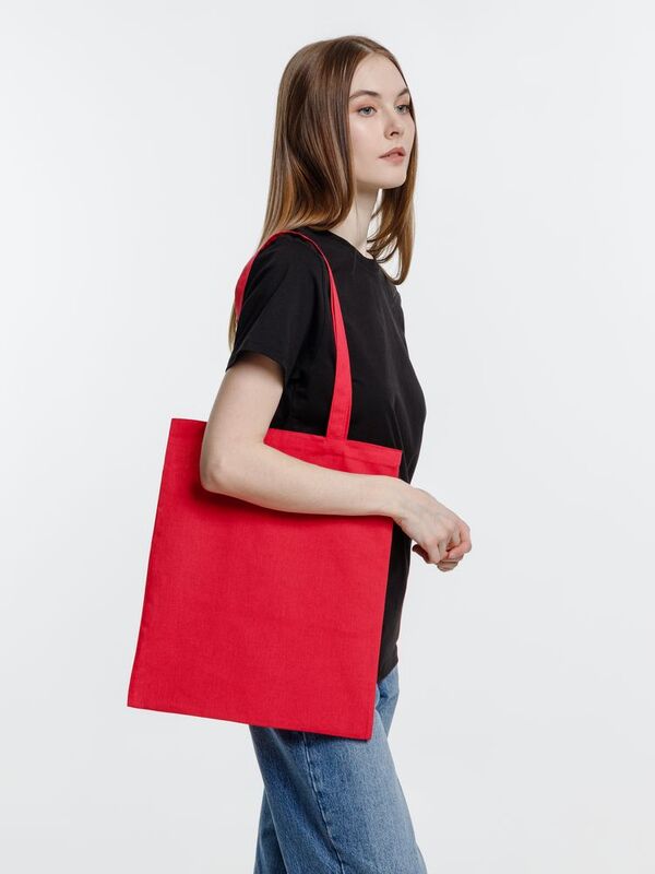 Холщовая сумка Neat 140, красная арт.23.50