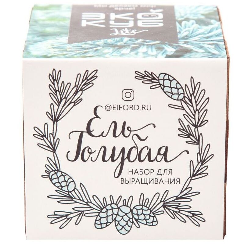 Набор для выращивания &laquo;Экокуб Lite&raquo;, ель голубая арт.10607.02