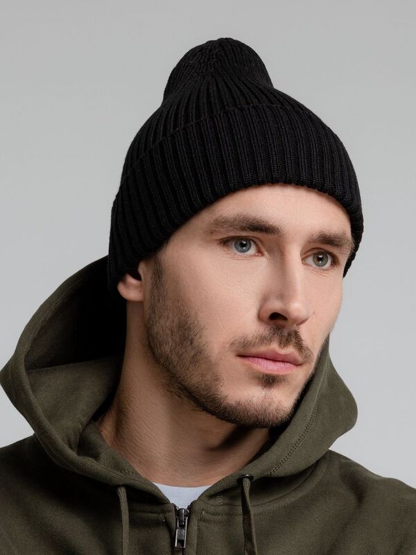 Шапка Stout, черная арт.7981.30