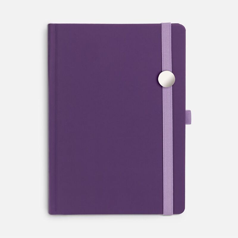 Ежедневник Favor Metal, недатированный, фиолетовый арт.17074.70