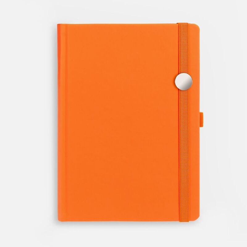Ежедневник Favor Metal, недатированный, оранжевый арт.17074.20