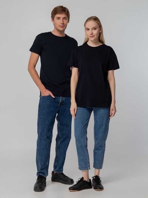 Футболка унисекс T-bolka 140, темно-синяя арт.5190.40