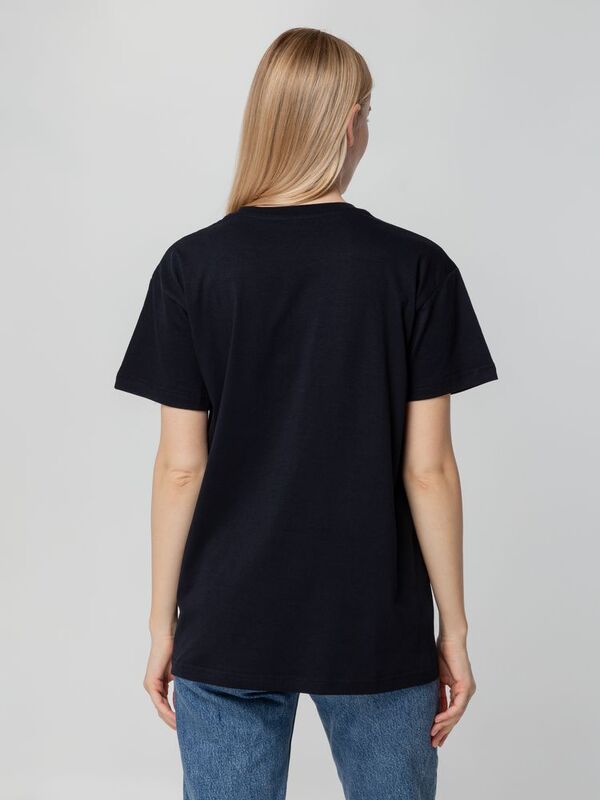 Футболка унисекс T-bolka 140, темно-синяя арт.5190.40