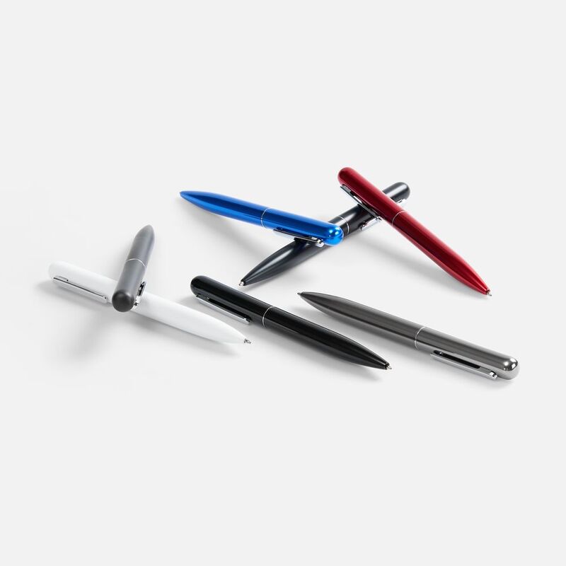 Ручка шариковая Scribo, серо-стальная арт.10571.11