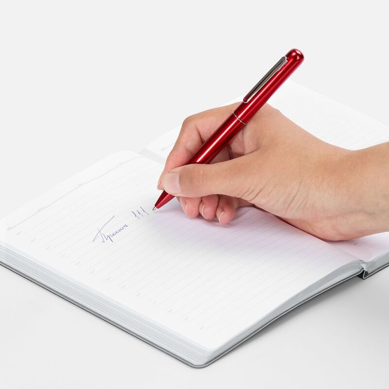 Ручка шариковая Scribo, красная арт.10571.50