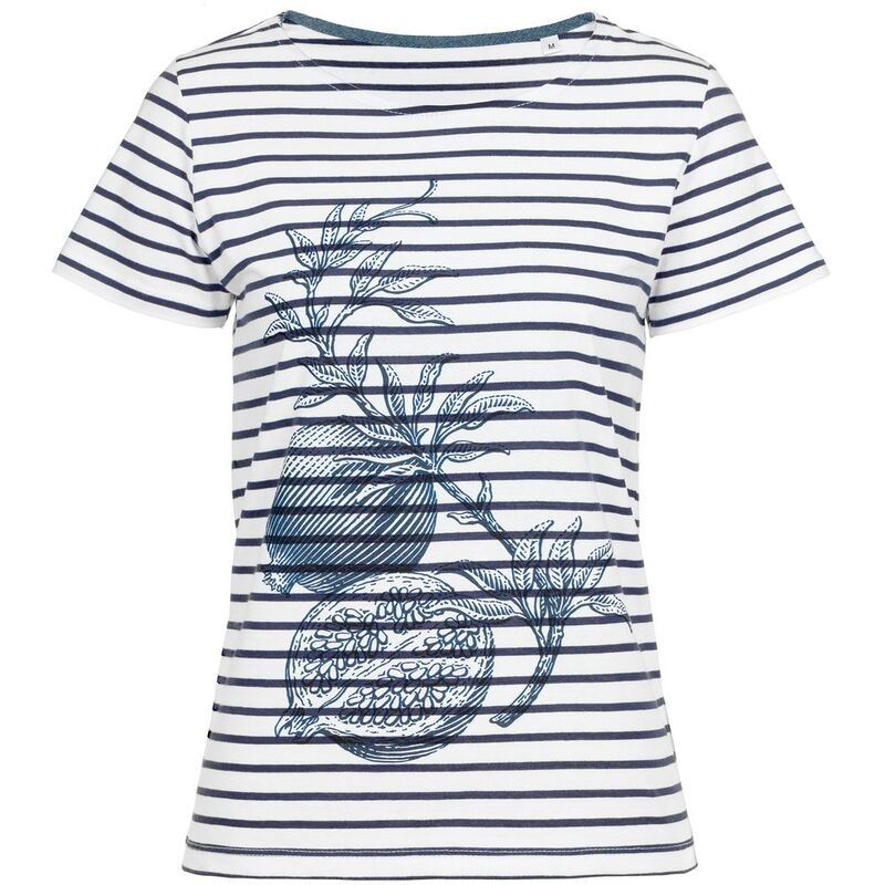 Футболка женская Grand Granat New, белая с синим арт.17344.64