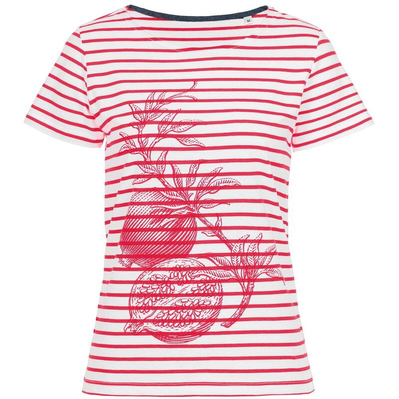 Футболка женская Grand Granat New, белая с красным арт.17344.65