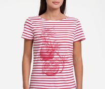 Футболка женская Grand Granat New, белая с красным арт.17344.65