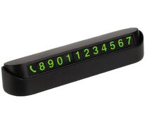 Парковочная визитка Litera, черная арт.12375.30