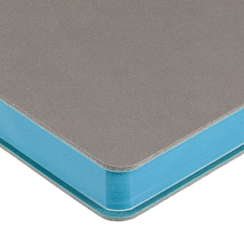 Ежедневник Flexpen, недатированный, серебристо-бирюзовый арт.11087.49