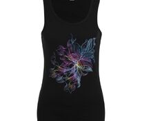 Майка женская Vibrance, черная арт.70044.30