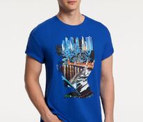 Футболка Moscow Boy, ярко-синяя арт.70050.44