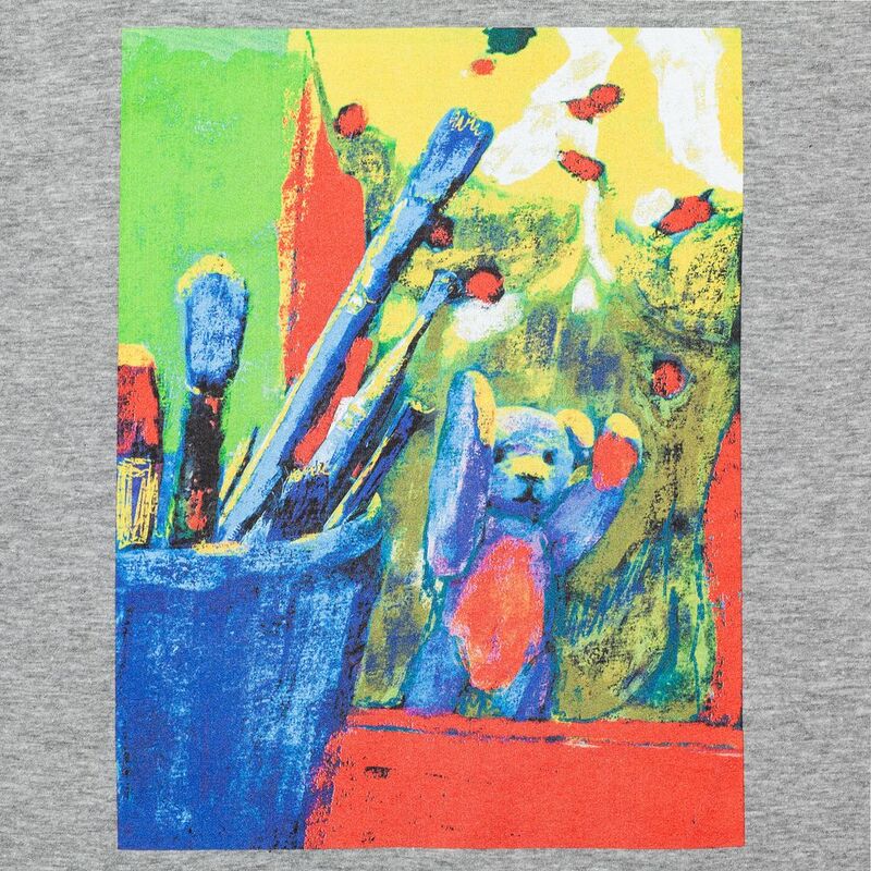 Футболка женская Artist Bear, серый меланж арт.70629.11