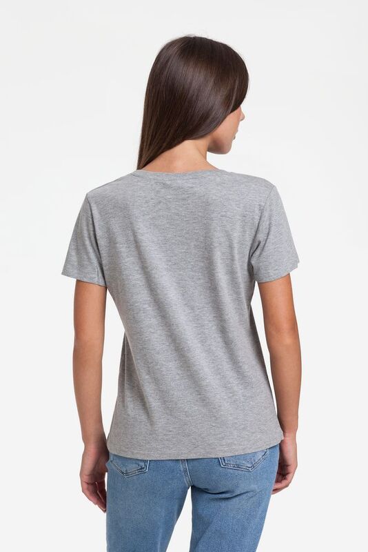 Футболка женская Artist Bear, серый меланж арт.70629.11