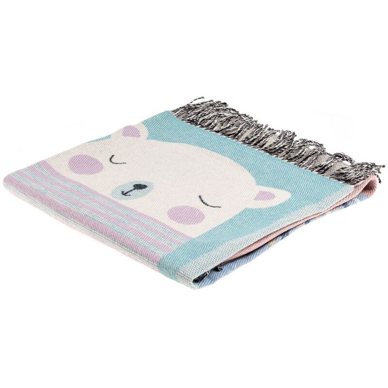 Плед детский Zoo, голубой арт.10685.15