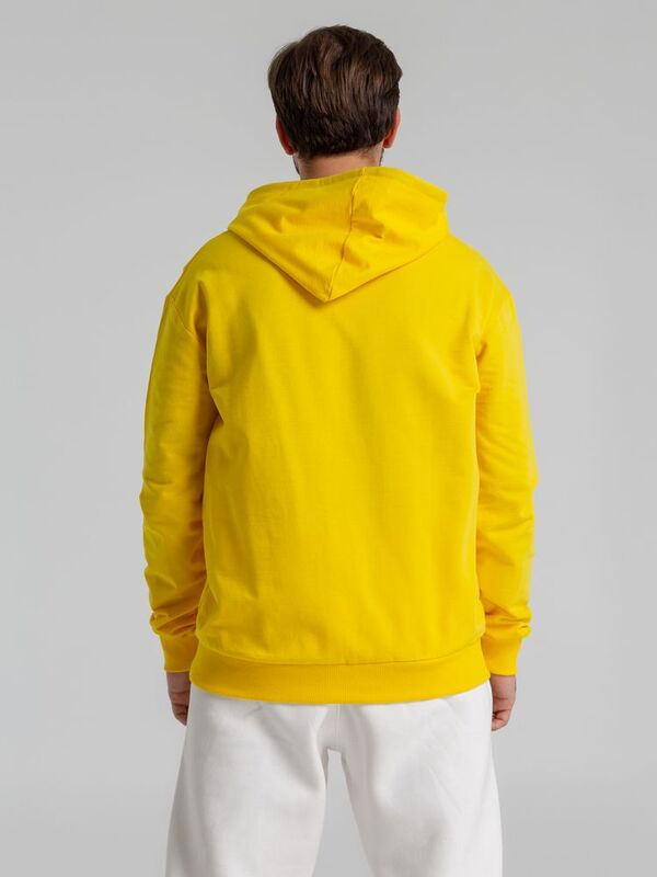 Толстовка с капюшоном Unit Kirenga, желтая арт.6894.80
