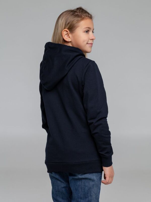 Толстовка с капюшоном детская Kirenga Kids, темно-синяя арт.11147.40