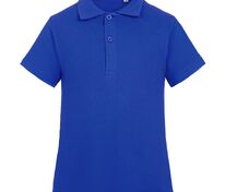 Рубашка поло детская Virma Kids, ярко-синяя арт.11575.44