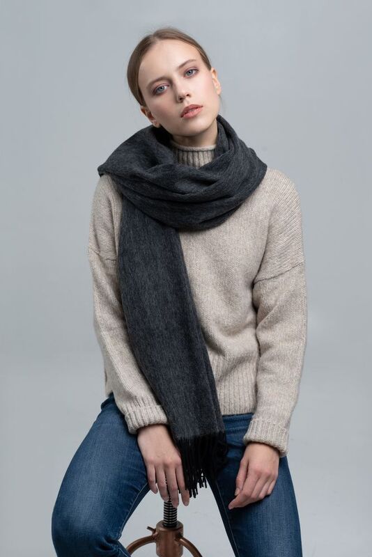 Палантин Gorgeous, черный арт.15899.33