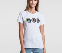 Футболка женская &laquo;Новый GOD&raquo;, белая арт.71907.60