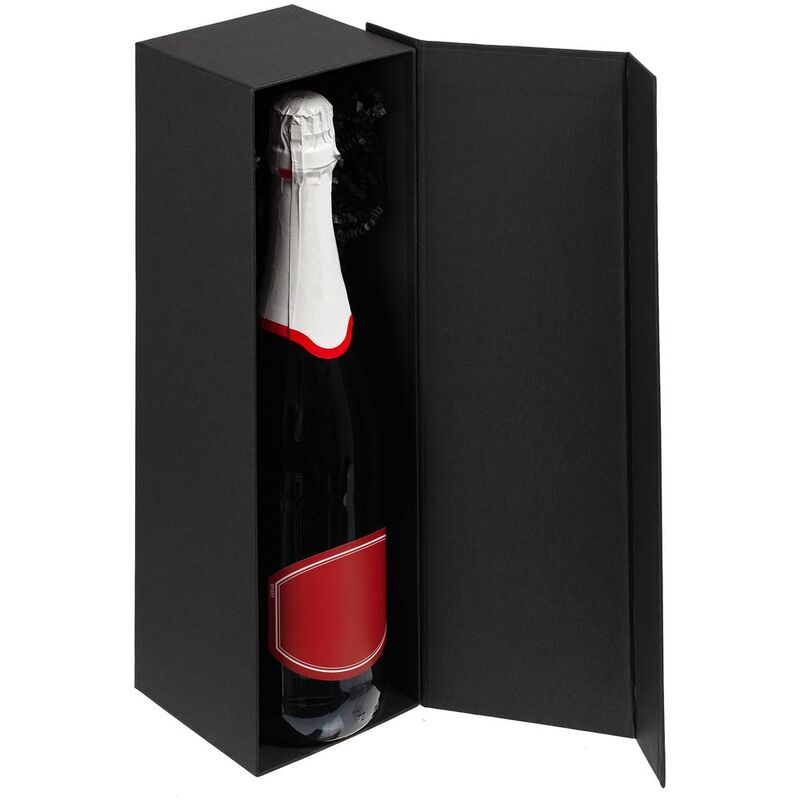 Коробка под бутылку Color Jacket, черная арт.12023.30