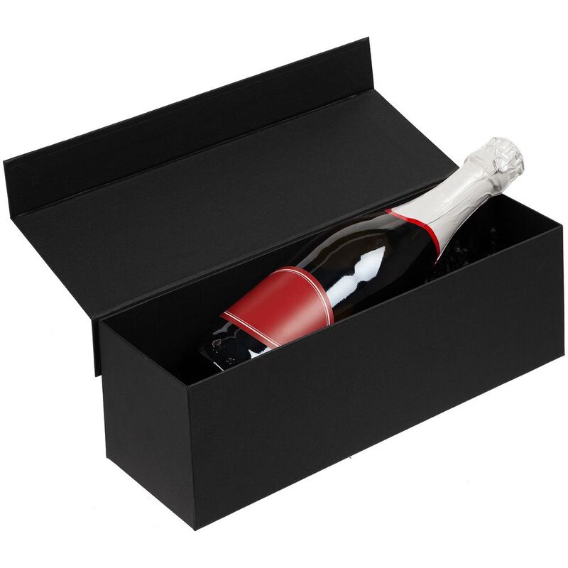 Коробка под бутылку Color Jacket, черная арт.12023.30