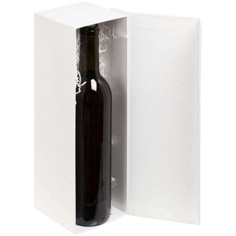 Коробка под бутылку Color Jacket, белая арт.12023.60