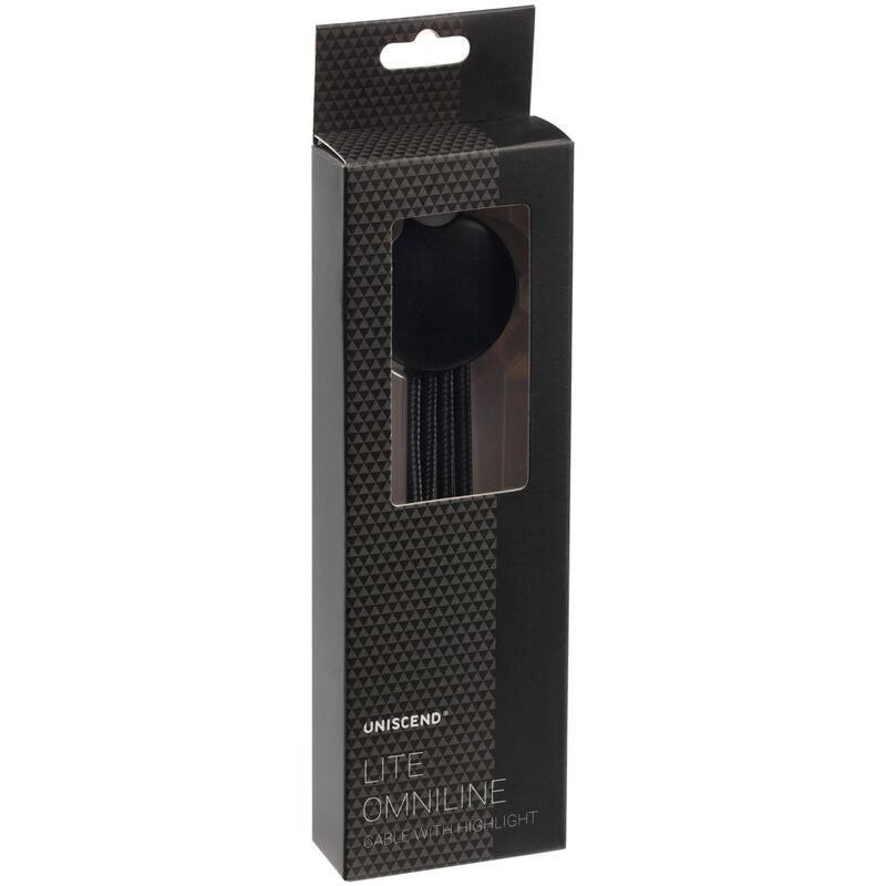 Кабель-брелок с подсветкой логотипа Lite Omniline арт.12025.30