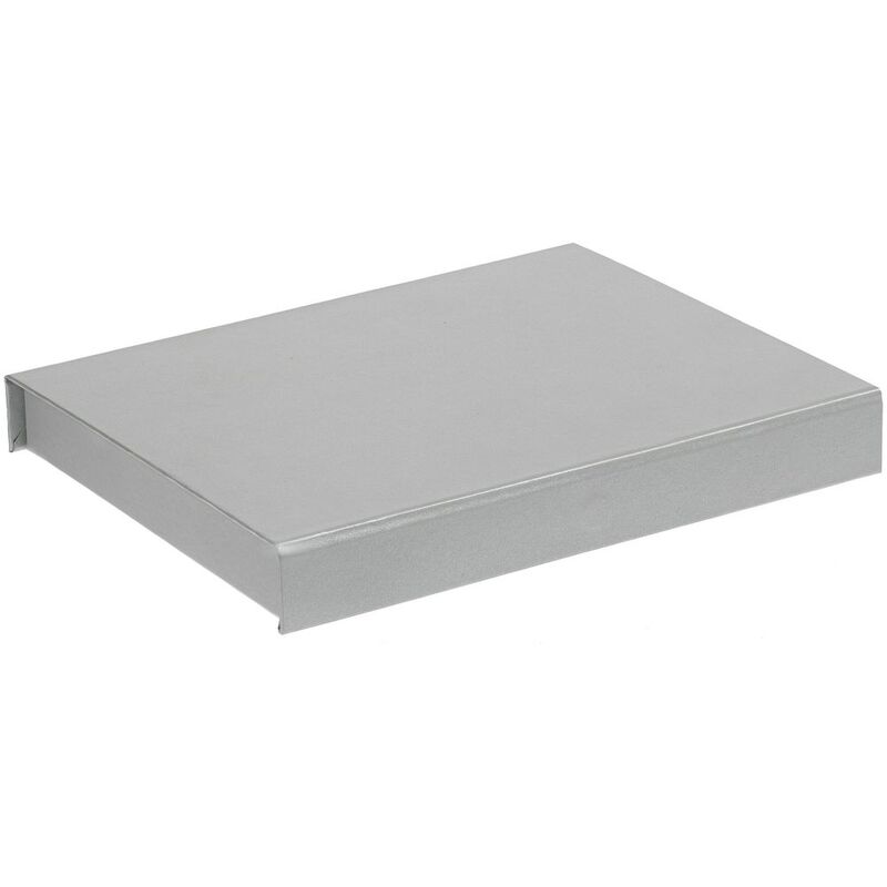 Коробка Doc под блокнот, аккумулятор и ручку, серебристая арт.12053.10