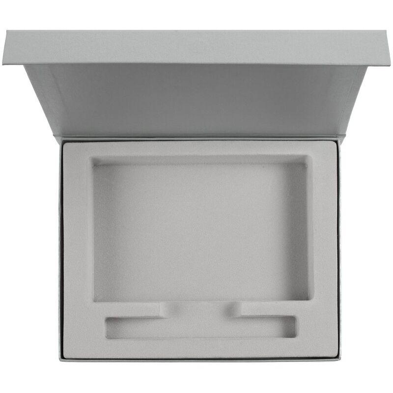 Коробка Rime под блокнот и ручку, серебристая арт.12052.10