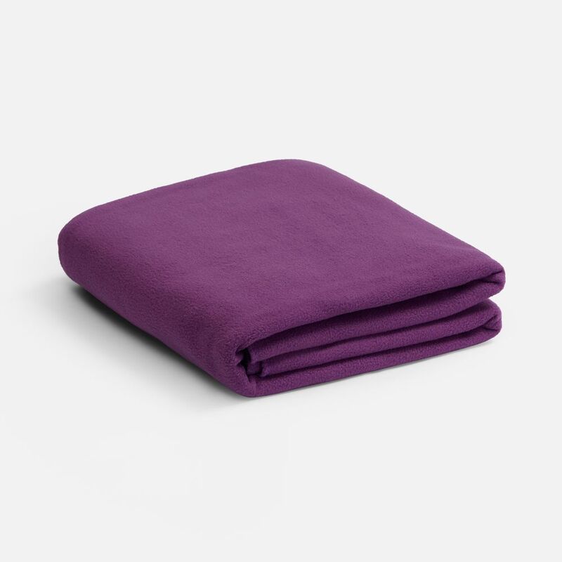 Флисовый плед Warm&Peace, фиолетовый арт.7669.78