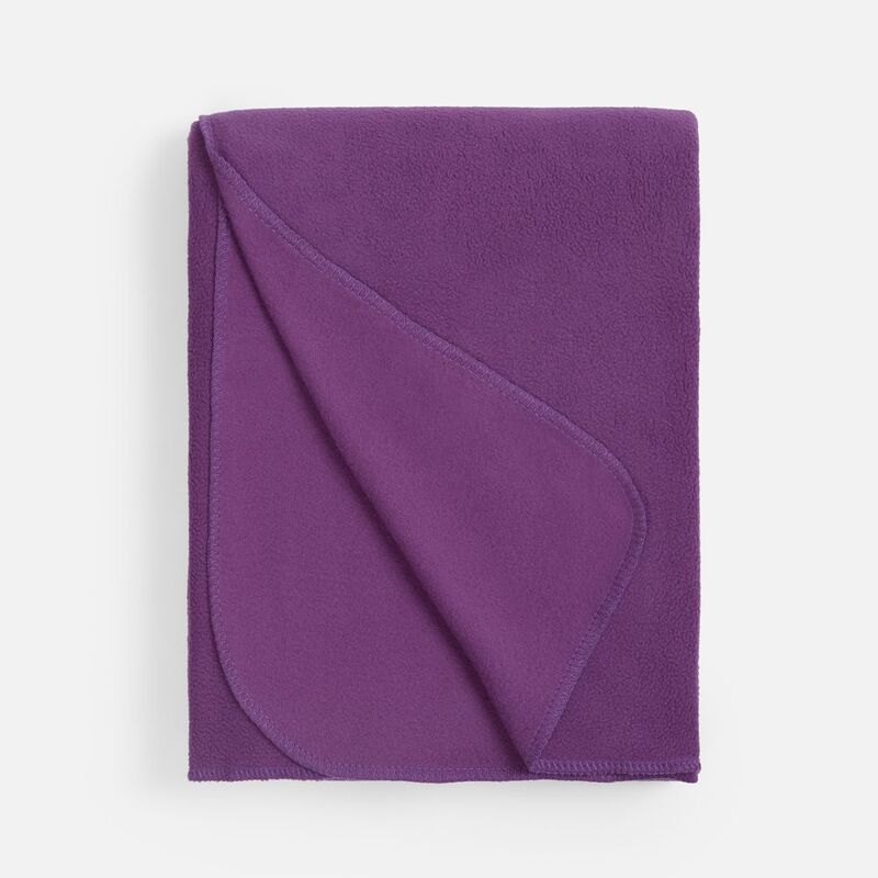 Флисовый плед Warm&Peace, фиолетовый арт.7669.78