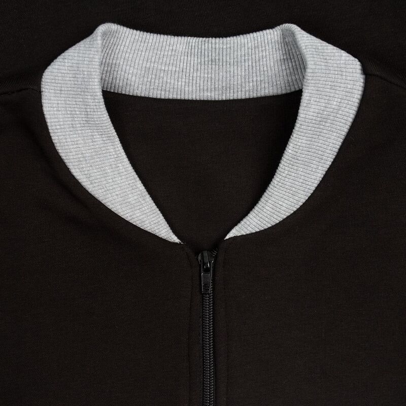 Бомбер College, черный арт.11577.30