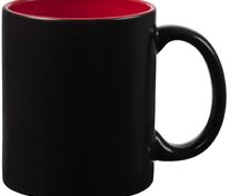 Кружка-хамелеон On Display, матовая, черная с красным арт.10869.50