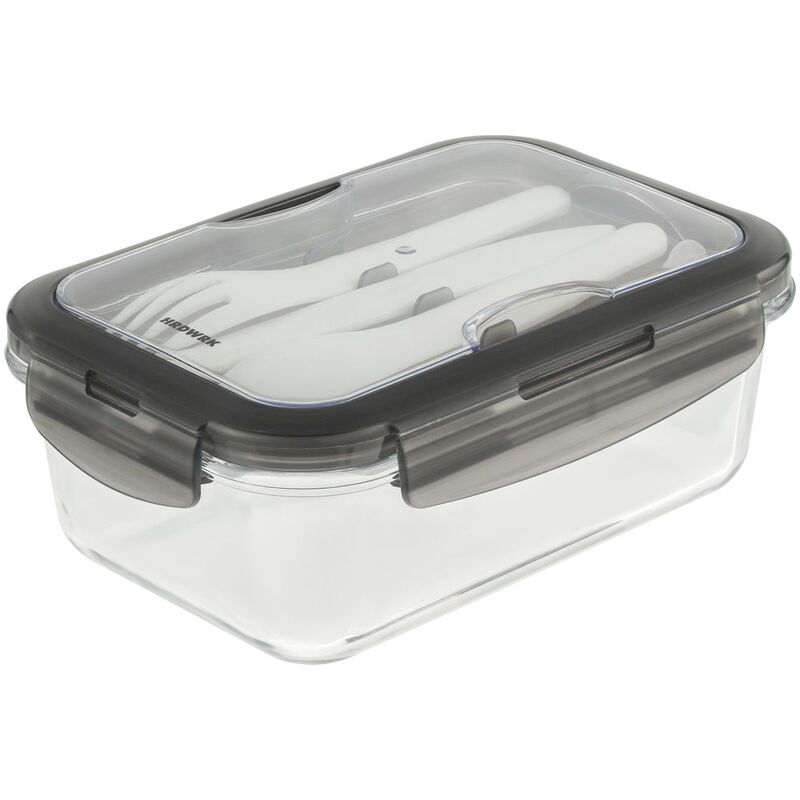 Ланчбокс Hard Work, серый арт.10872.10