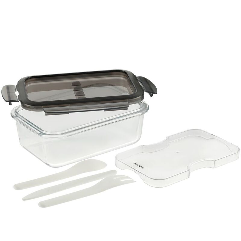 Ланчбокс Hard Work, серый арт.10872.10