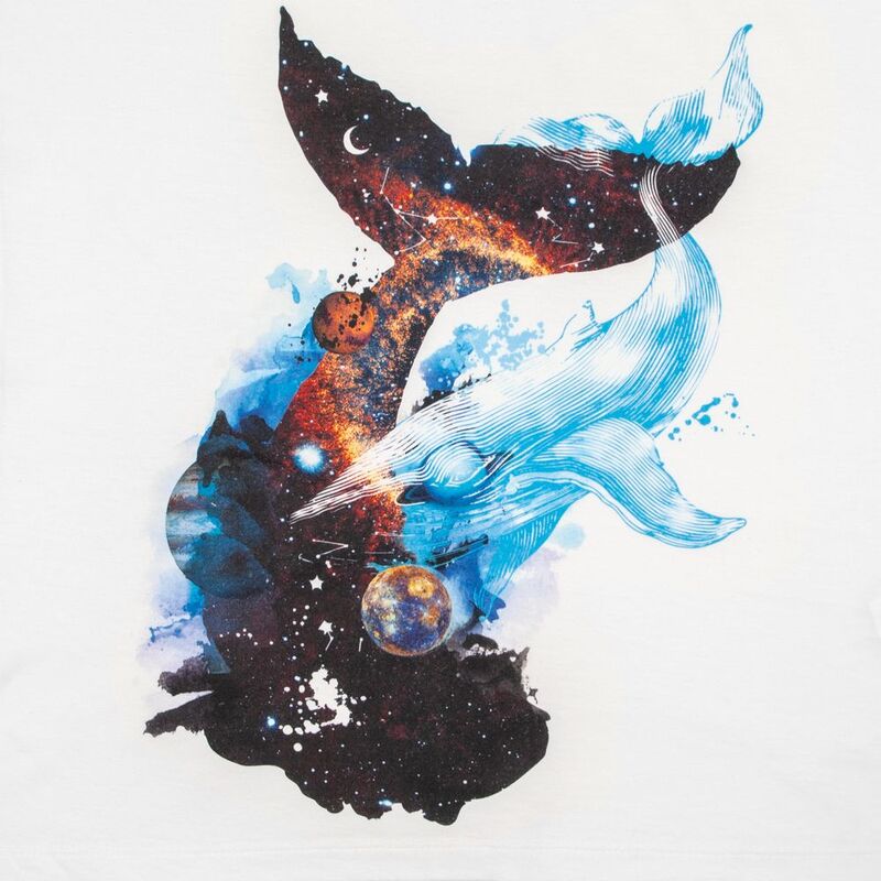 Футболка женская &laquo;Гиганты Вселенной&raquo;, белая арт.70405.60