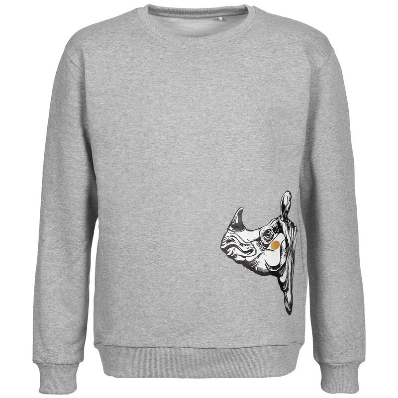 Толстовка NosoRock, серый меланж арт.70326.11