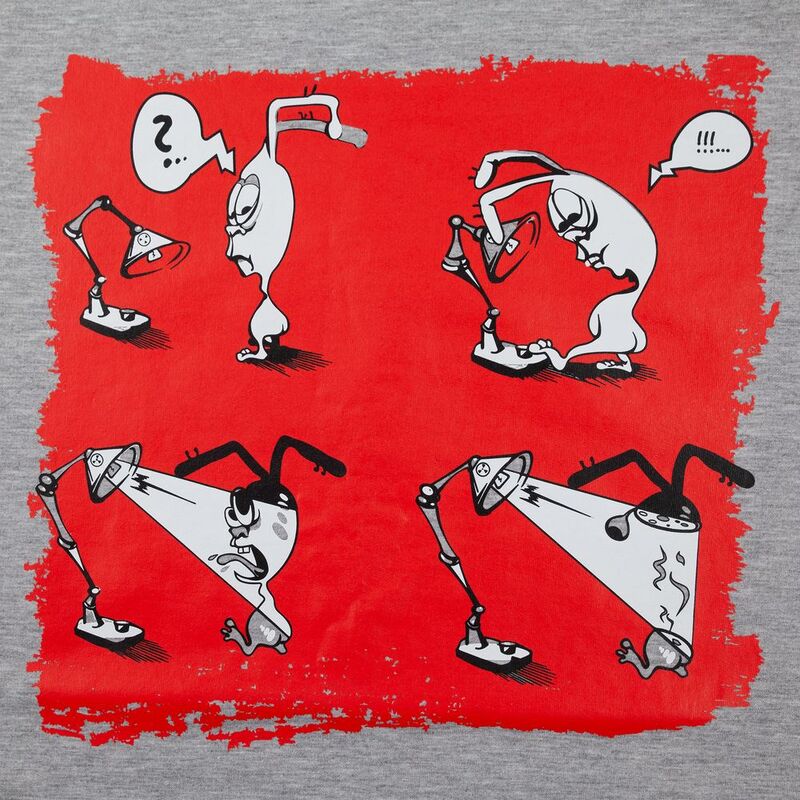 Толстовка &laquo;Яжопытный&raquo;, серый меланж арт.70581.11