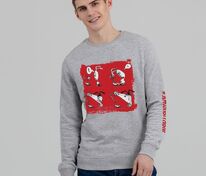 Толстовка &laquo;Яжопытный&raquo;, серый меланж арт.70581.11