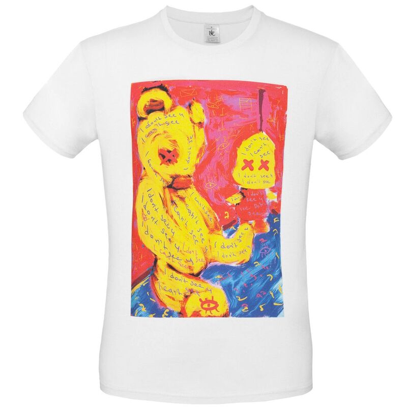 Футболка I Don't See You, белая арт.70648.60