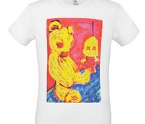 Футболка I Don't See You, белая арт.70648.60