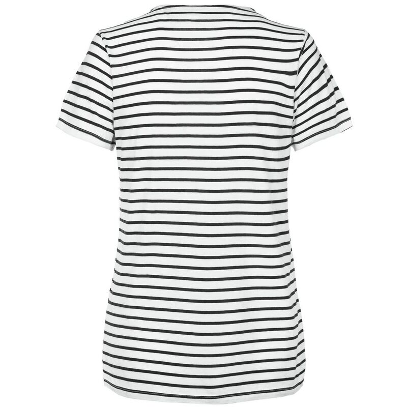 Футболка женская &laquo;Морские обитатели&raquo;, белая с темно-синим арт.70330.64