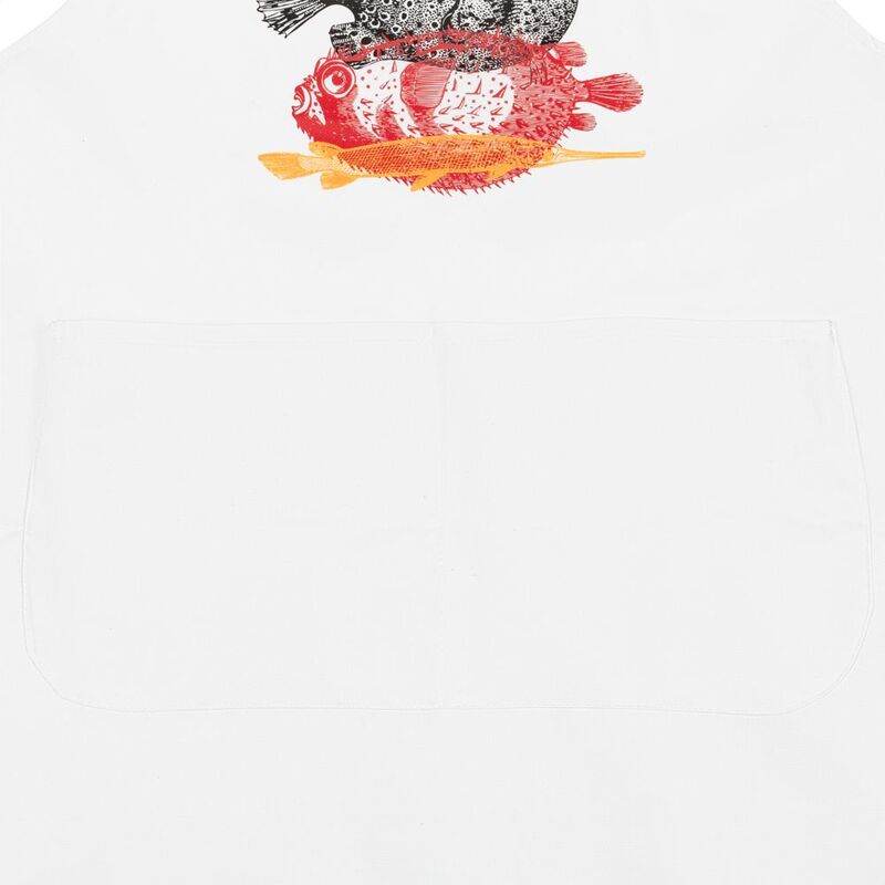 Фартук &laquo;Морские обитатели&raquo;, белый арт.70333.60