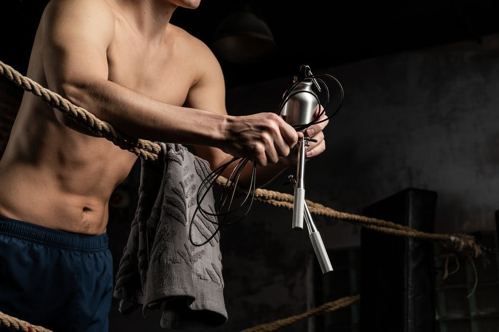 Скакалка Hard Work в мешочке арт.11924.10