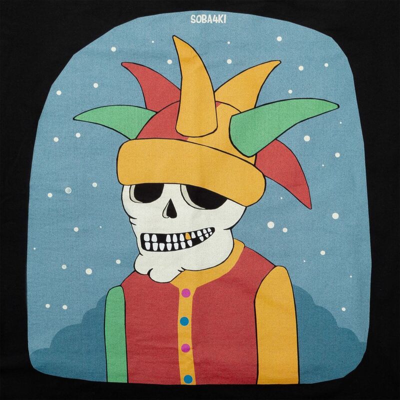 Футболка &laquo;Шут&raquo;, черная арт.70671.30