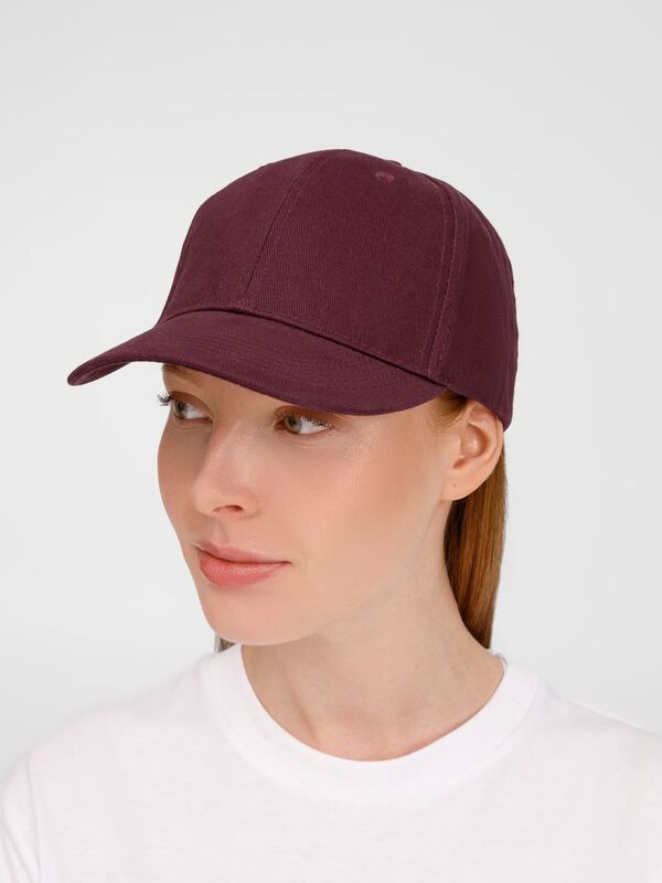 Бейсболка Buffalo, бордовая арт.6404.55